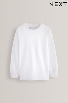 White Long Sleeve Cosy T-Shirt (3-16yrs)