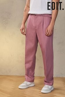 Pink EDIT Slouchy Style Suit Trousers