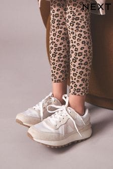 Neutral Mix Lace-Up Chunky Trainers