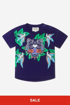 Kenzo Kids Baby Boys Organic Cotton Tiger T-Shirt