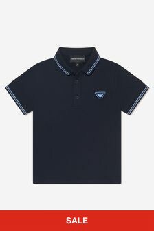 Emporio Armani Boys Logo Polo Shirt