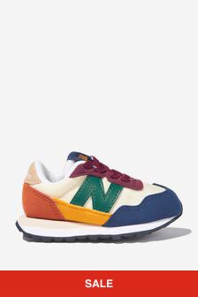 حذاء رياضي متعدد الألوان رقع للأطفال 237 من New Balance