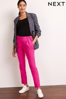 Pink Maternity Tapered Trousers