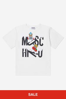 Moschino Kids Snow Bear Logo T-Shirt