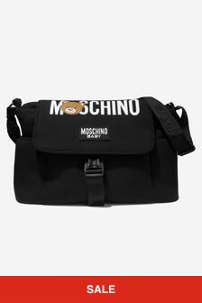 حقيبة تغيير حفاضات دب مع لبادة للبيبي من Moschino Kids