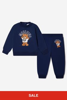 بدلة رياضة شعار Teddy Bear للبيبي من Moschino Kids