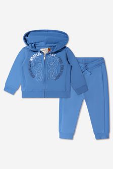 Guess Baby Boys Logo Tracksuit in Blue