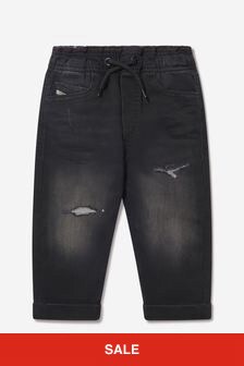 جينز أسود بخصر قابل للتمدد للبيبي من Diesel