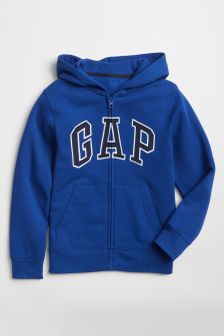 Gap Boys Red Zipped Cotton Hoodie,size M 8 Years,brandNew With Tag 