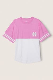 Mode Shirts T-shirts Pink Victoria’s Secret Pink Victoria\u2019s Secret T-shirt turkoois casual uitstraling 