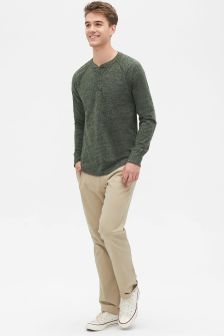 Essentials Athletic-fit Broken-in Chino Pant Homme 