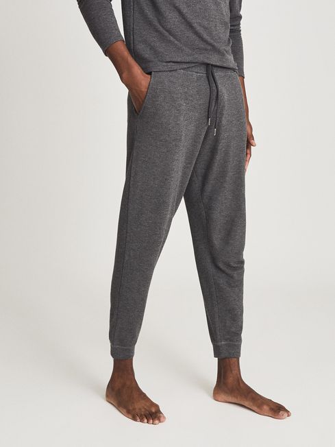 Reiss Dark Grey Jose Melange Tracksuit 