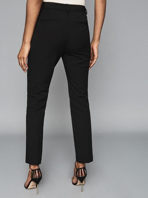 Reiss Black Joanne Cropped Tailored 