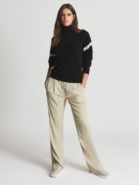 Reiss Nova Knitted Cashmere Blend Roll 