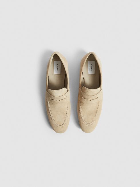 reiss penny loafers