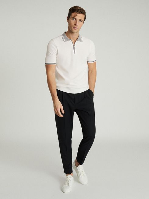reiss white polo