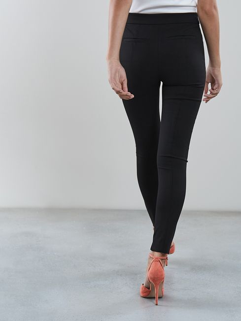 Reiss Black Tyne Skinny Trousers 