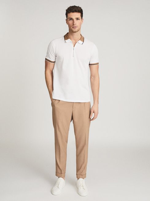 reiss white polo