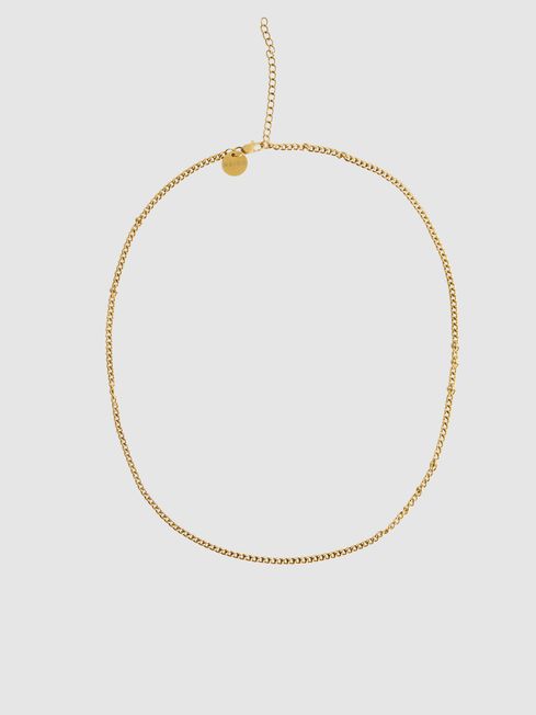 Reiss Gold Asher Stainless Steel 