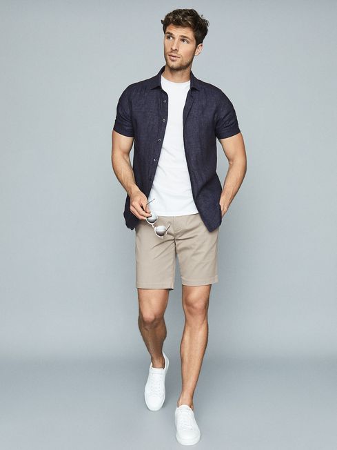 Reiss Stone Wicket Casual Chino Shorts 