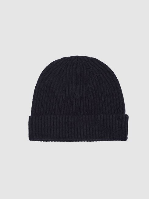 Reiss Navy Blue Alderney Ribbed 100 