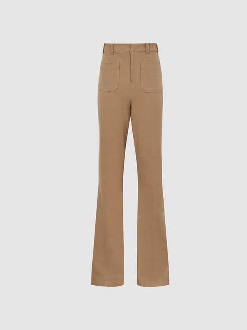 Reiss Camel Sian Regular High Rise 