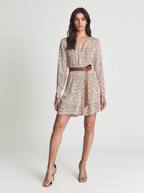 Reiss Pink Billie Paisley Printed Mini 