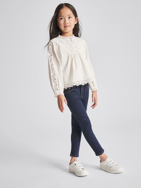 Reiss Lux Junior Mid Rise Skinny Jeans