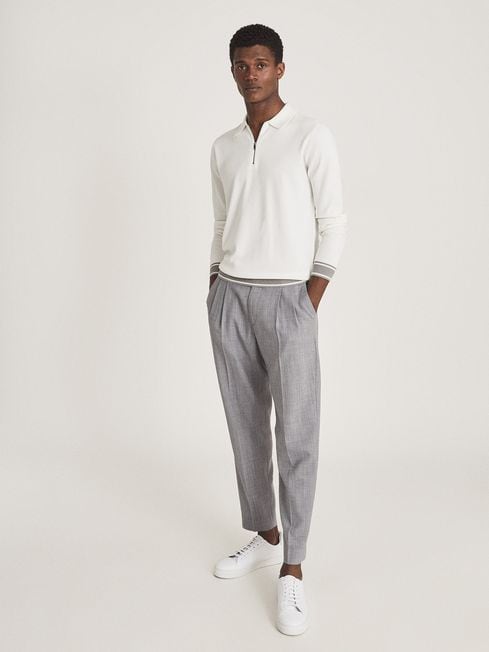 reiss white polo