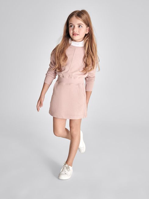 Reiss Pink Jetta Sweater Dress