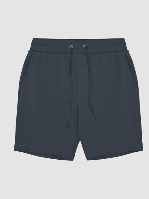 Reiss Airforce Blue Belsay Garment-dyed 