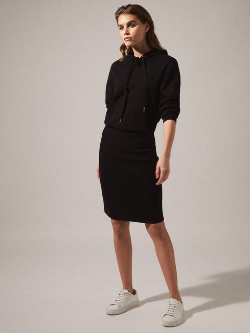 Reiss Jodie Knitted Hoodie Dress - REISS