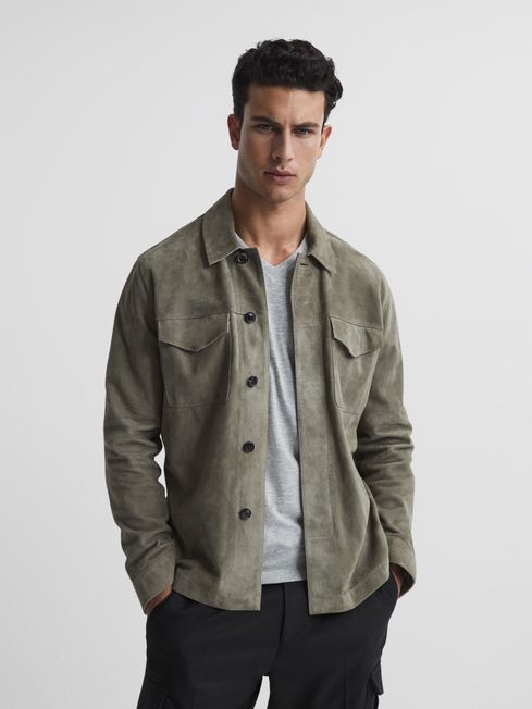 Reiss Grey Melange Dayton Regular Fit V 