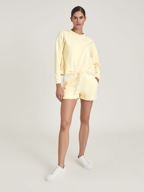 Reiss Yellow Annie Loungewear Jersey Shorts