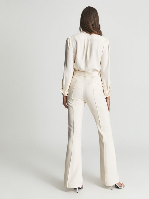 Reiss Ivory Luka Regular Tux Jumpsuit 