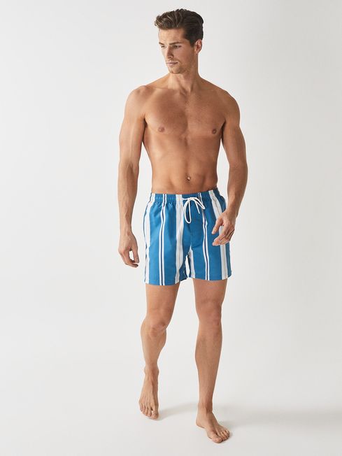Reiss Tiki Striped Swim Shorts - REISS