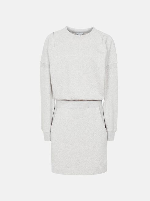 Reiss Grey Marl Jetta Sweater Dress