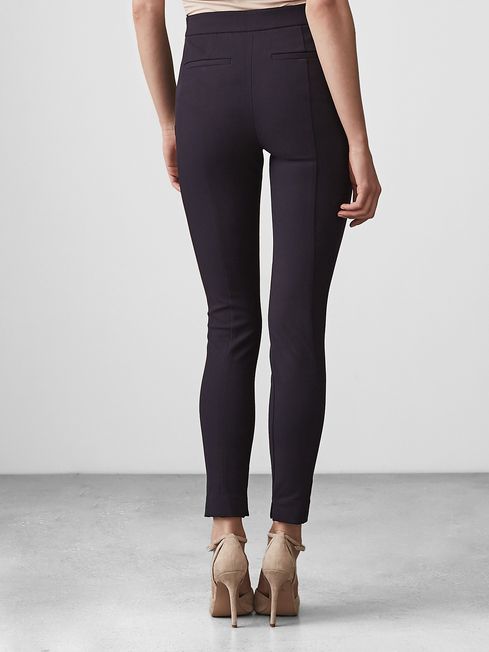 Reiss Navy Tyne Skinny Trousers | REISS USA