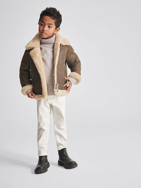 Reiss Brown Hardy Junior Shearling 