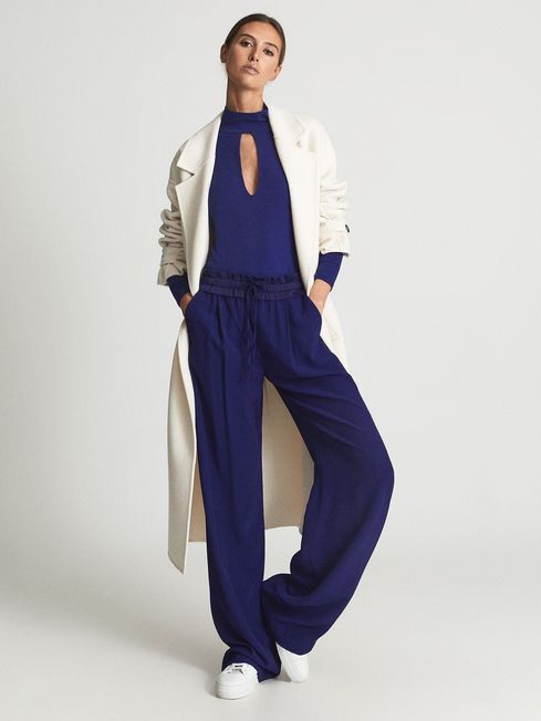 Reiss Raya Wide Leg Trousers - REISS