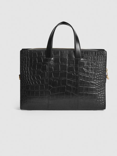 Embossed briefcase Clearance