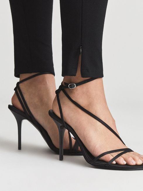 Reiss Adela Satin Strappy Sandals - REISS