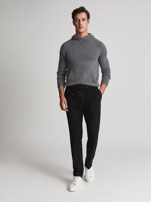 Reiss Black Flexo Slim Fit Jersey 