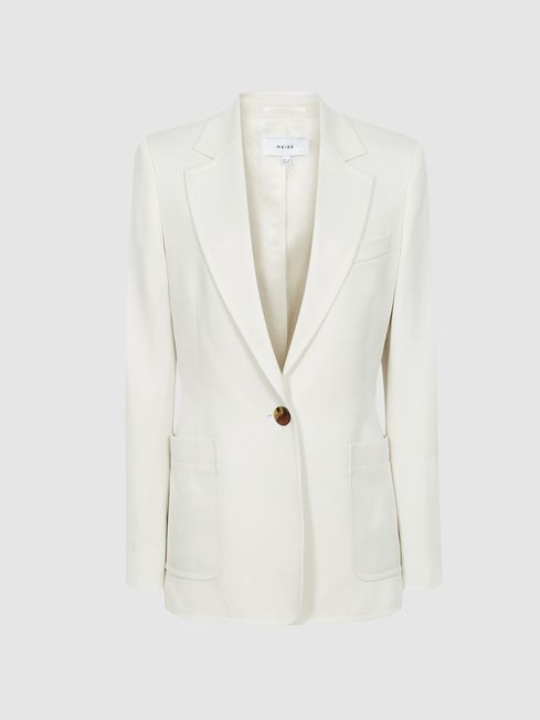 Reiss Cream Ember Tailored Single 