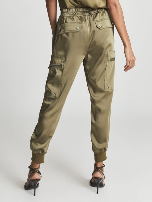 satin joggers