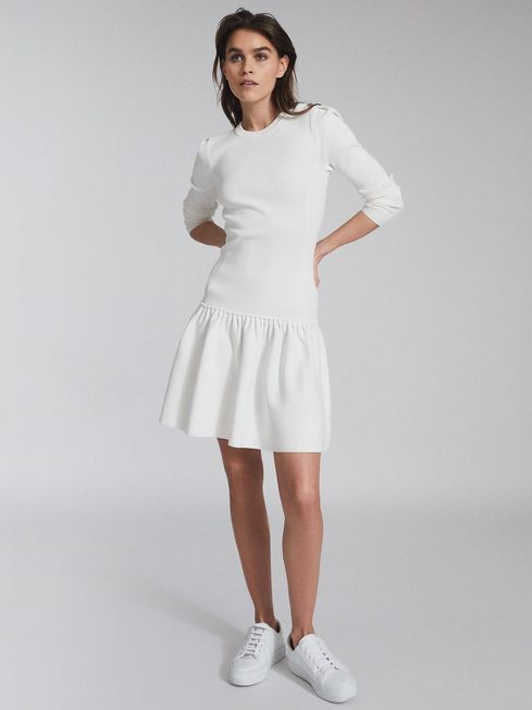 Reiss Charlotte Knitted Ruffle Hem 