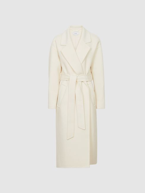 reiss grey overcoat