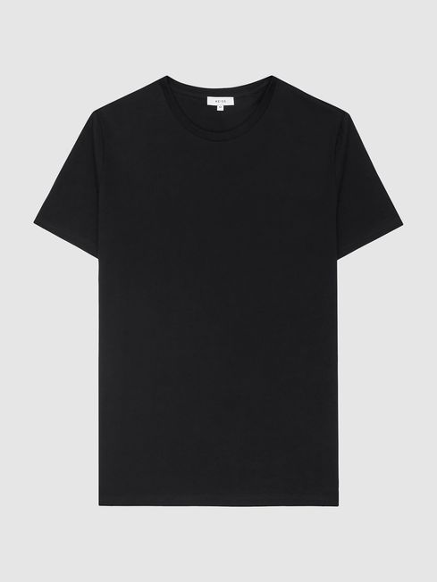 Reiss Black Bless Crew Neck T-shirt
