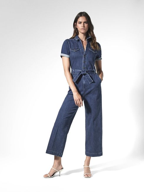 Reiss Mid Blue Anessa Paige Denim 