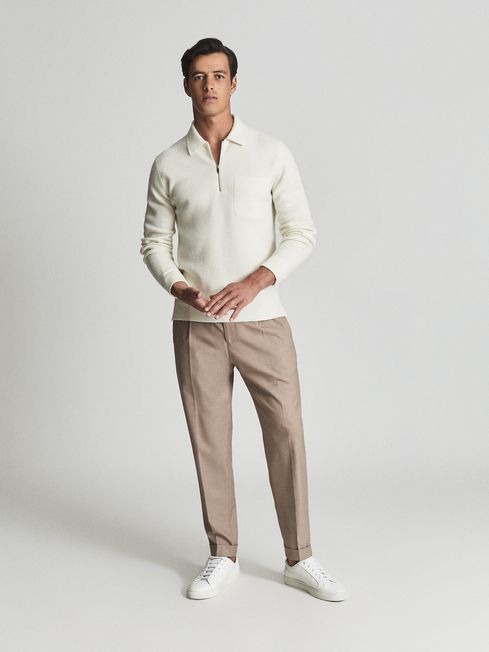 Reiss Styler Knitted Half-zip Jumper 